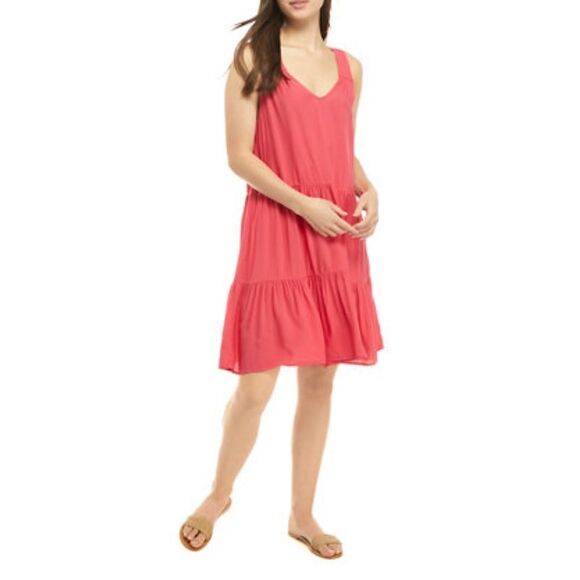 NWT Sleeveless Summer Mini Tiered Dress - Picture 1 of 3